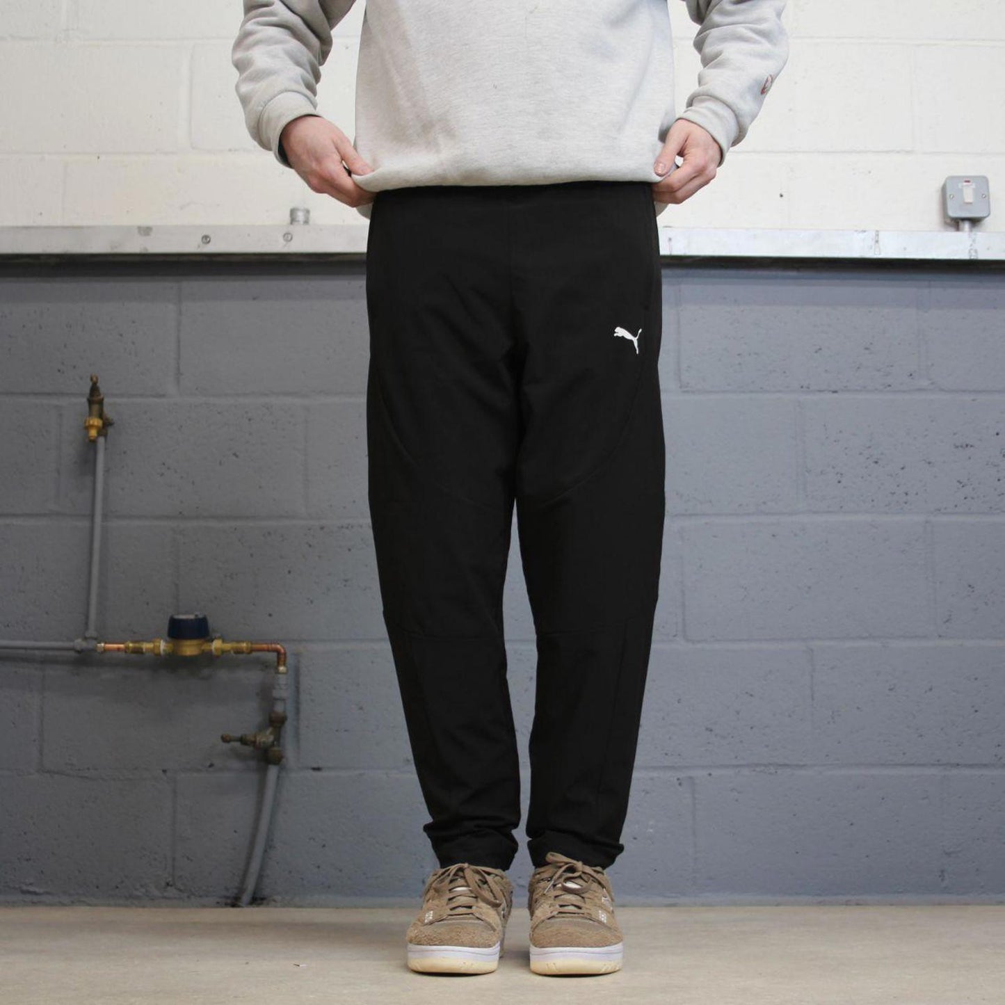 Puma trackies 12 gym wear y2k joggers print logo shell suit pants