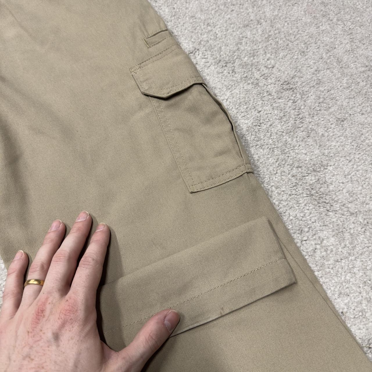 Dickies cargo utility pants W32L30 khaki straight fit chino work skate trousers