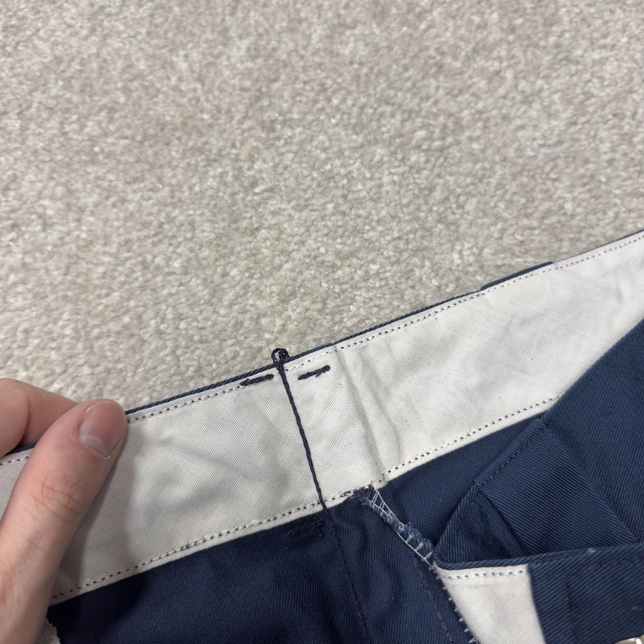 Vintage Dickies chino y2k pants W36L30 navy loose fit Twill chino style skate work trousers