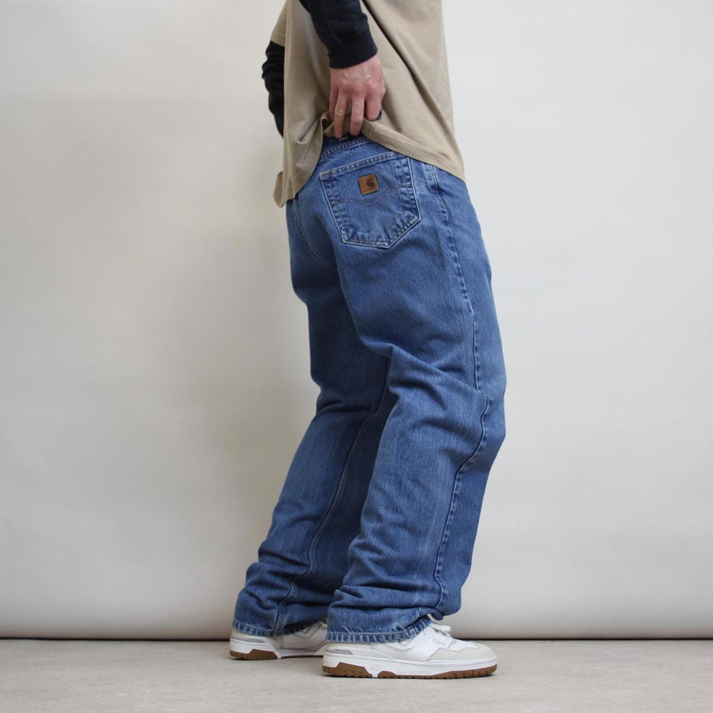 Blue Carhartt jeans W40 L34 loose denim 90s style skater jeans