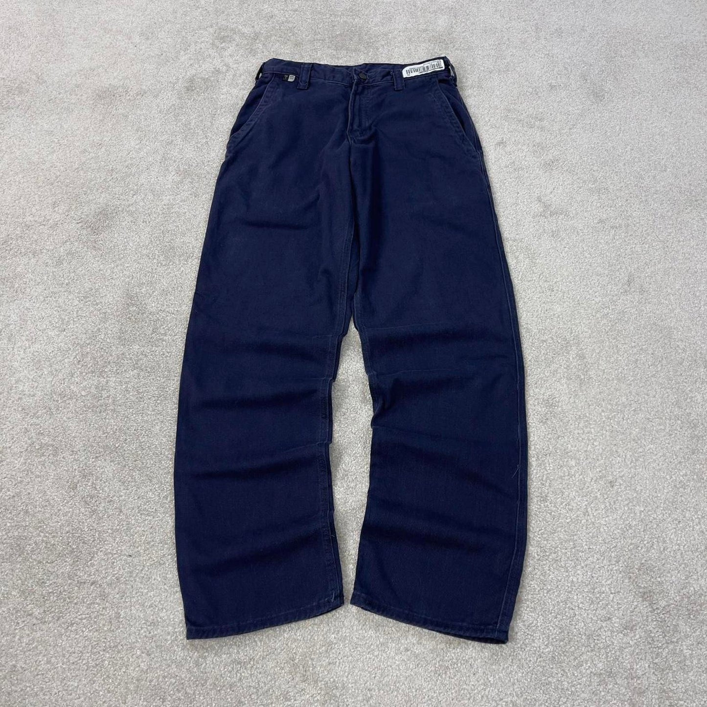 Carhartt FR pants W28 L32 loose navy 90s style skater pants