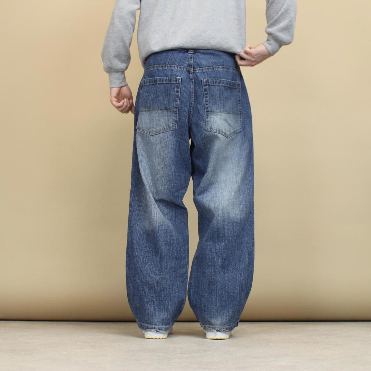 Vintage blue WCKD baggy jeans W36L29 loose denim 90s style skater pants