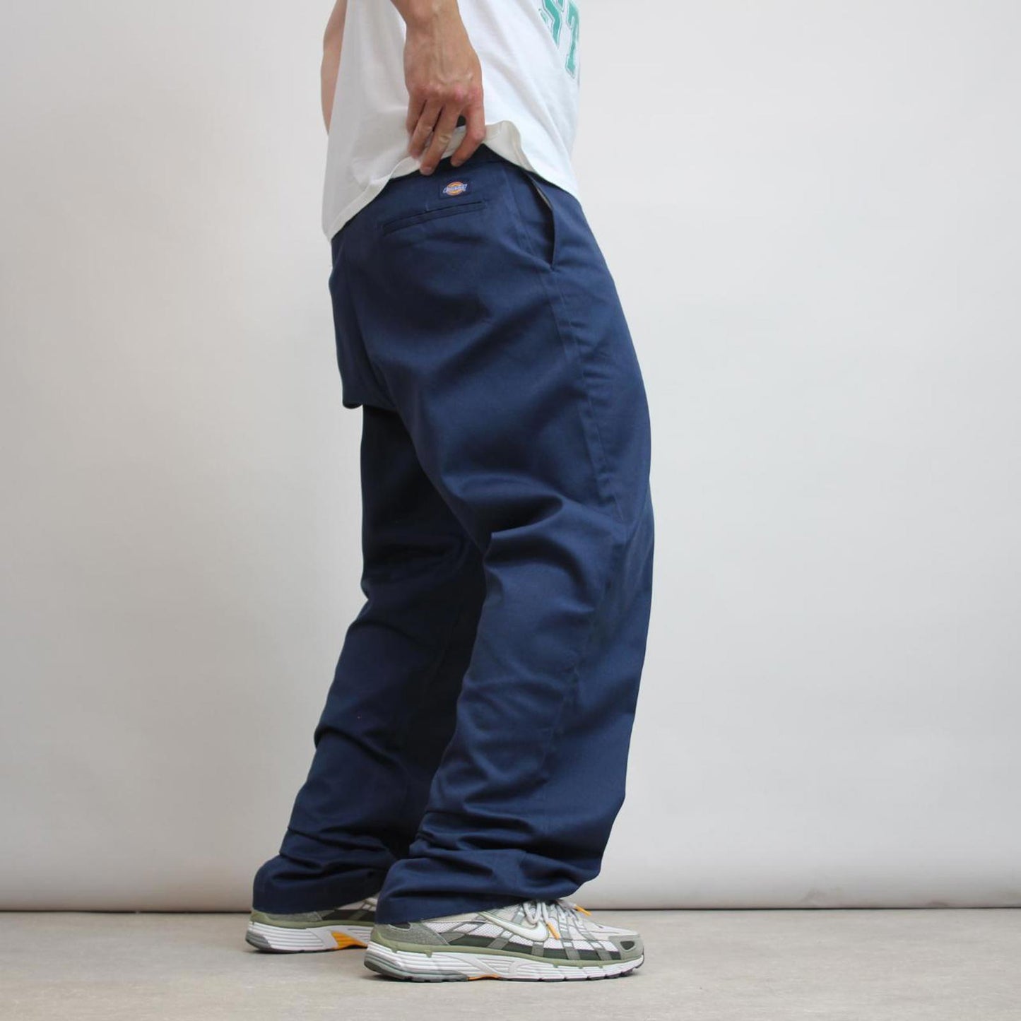 Navy vintage Dickies pants W36 L32 twill style chino pants skater