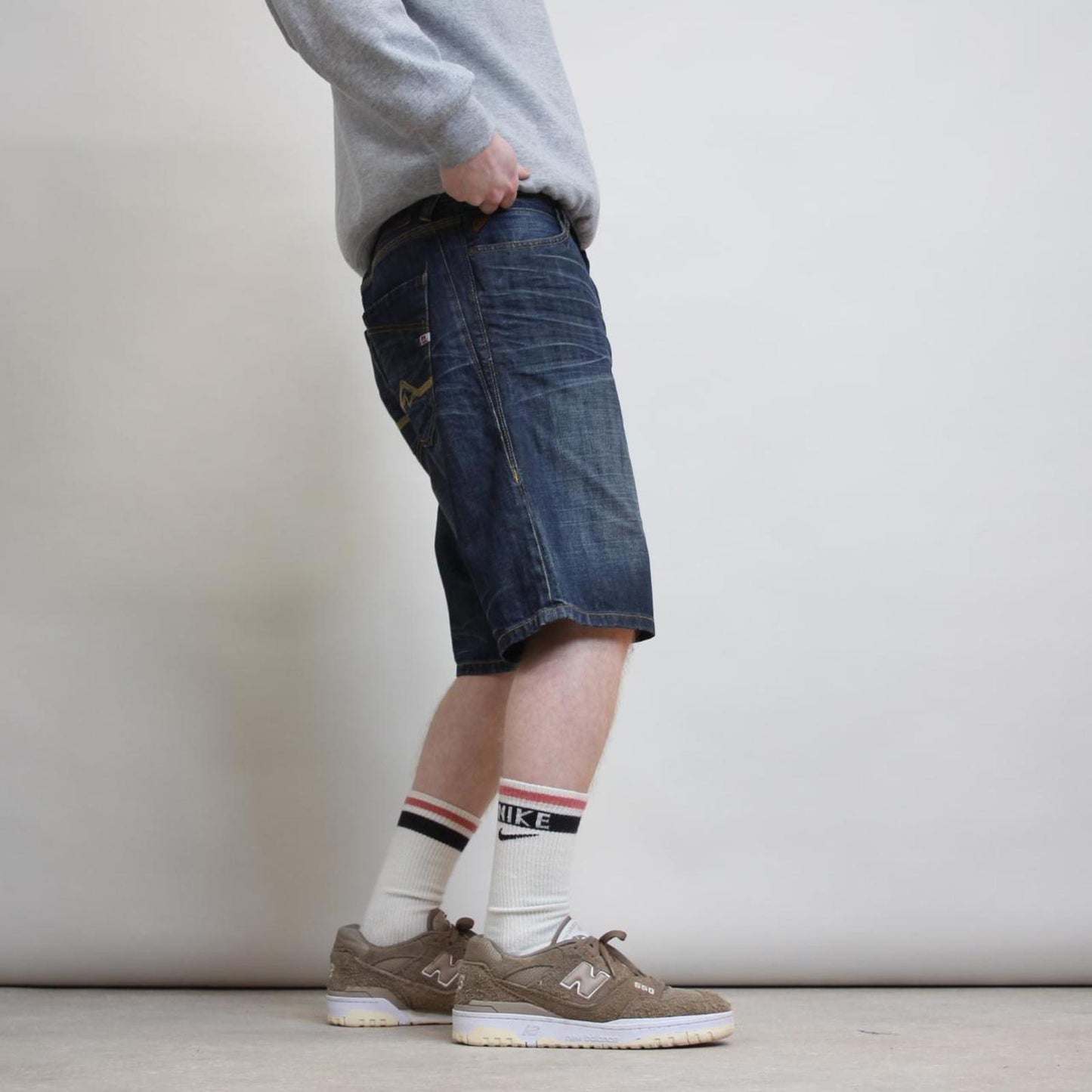 Blue Quiksilver jean shorts W33