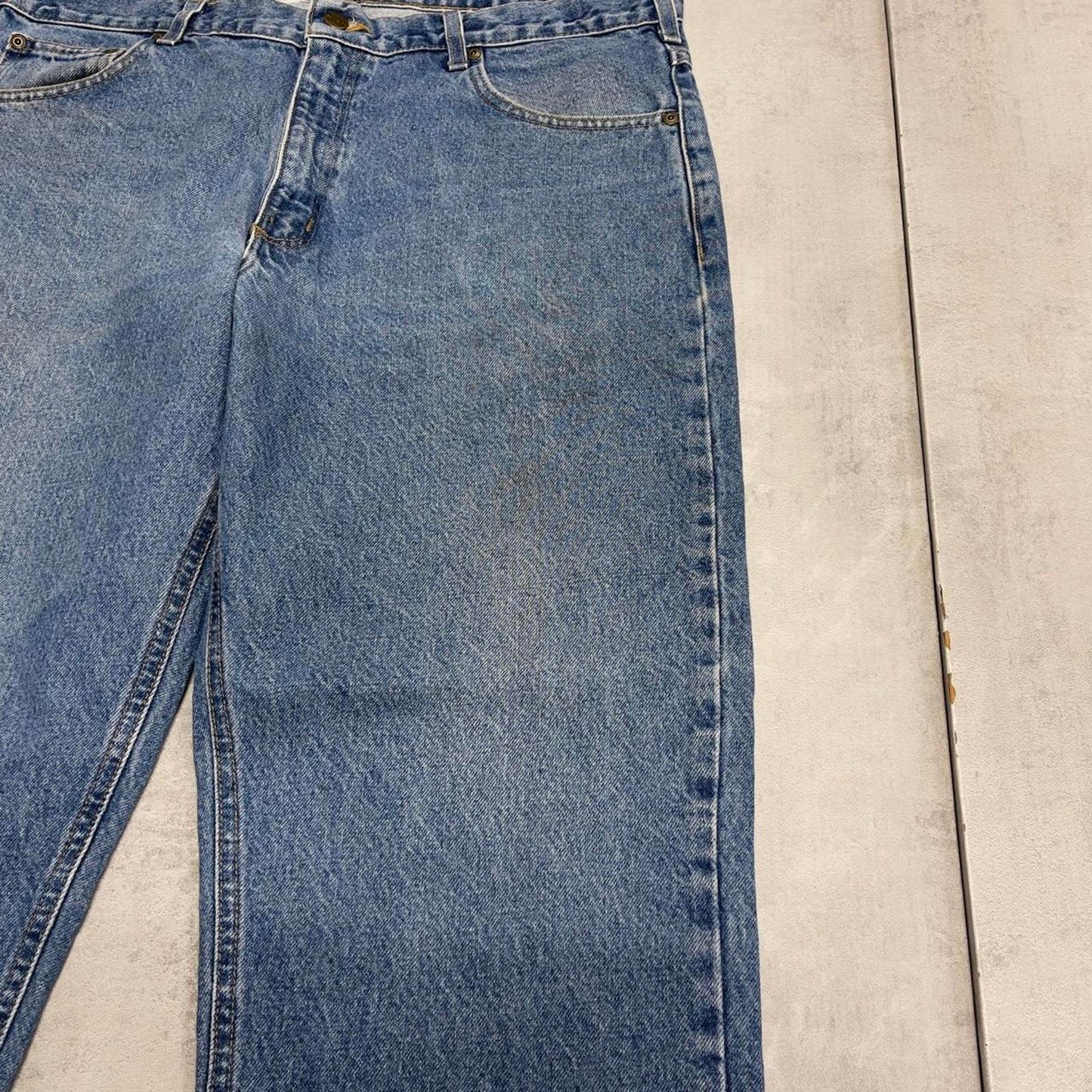 Blue Carhartt jeans W38L29 loose denim 90s style skater jeans