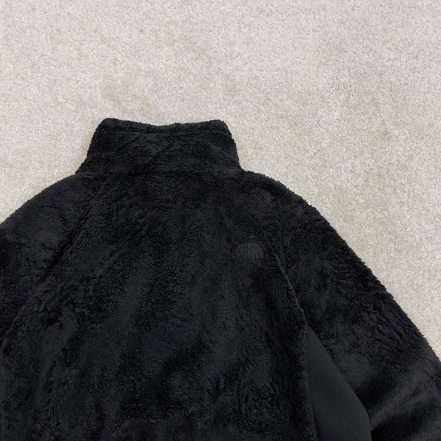 North Face technical fleece XL women's TNF black full zip y2k style autumn adjustable waist