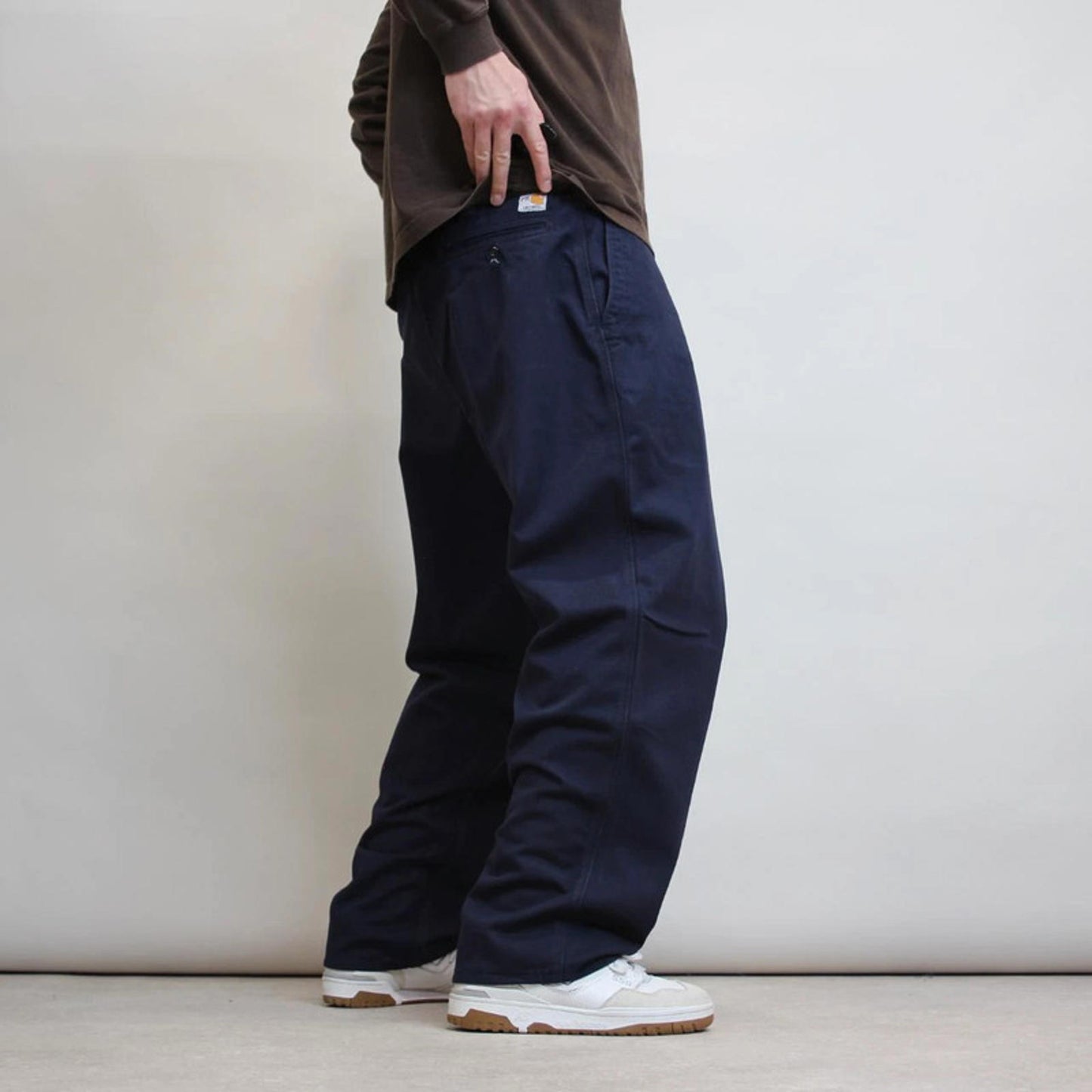 Navy Carhartt FR trousers W42 L30 navy loose 90s style skater pants