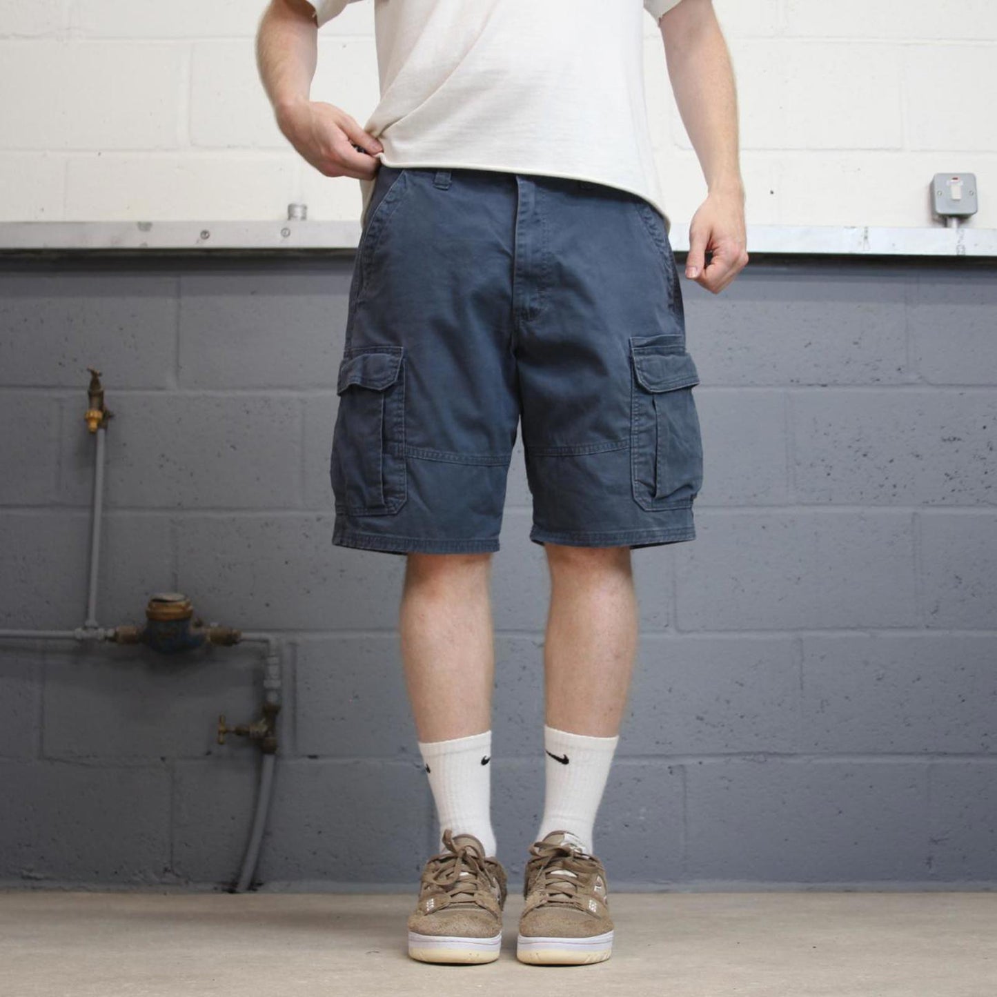 Baggy Wrangler cargo shorts W34