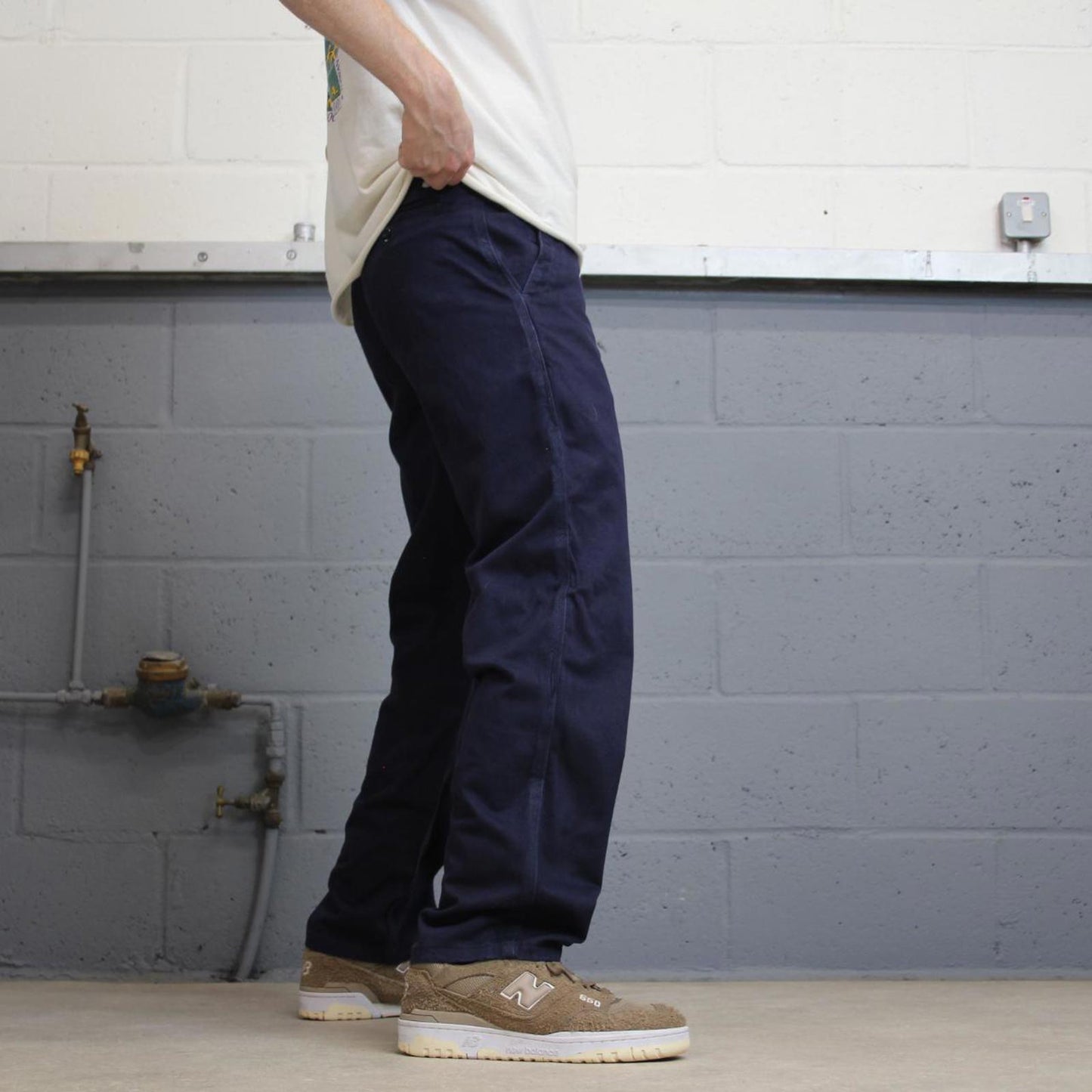 Carhartt FR pants W28 L30 loose navy 90s style skater pants