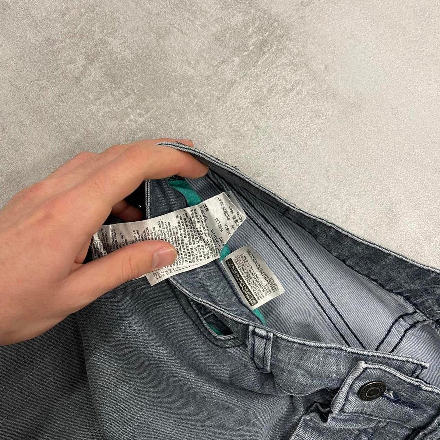 Blue / grey Levi's 511 jeans W32