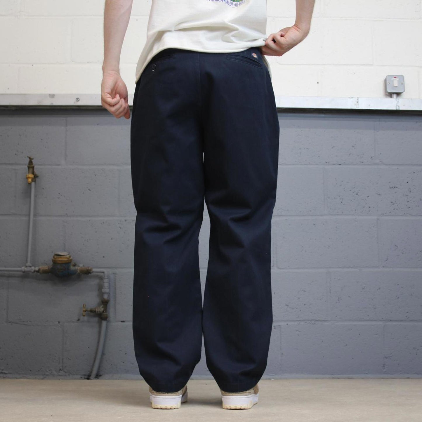 Women's navy Dickies 874 trousers size 12
