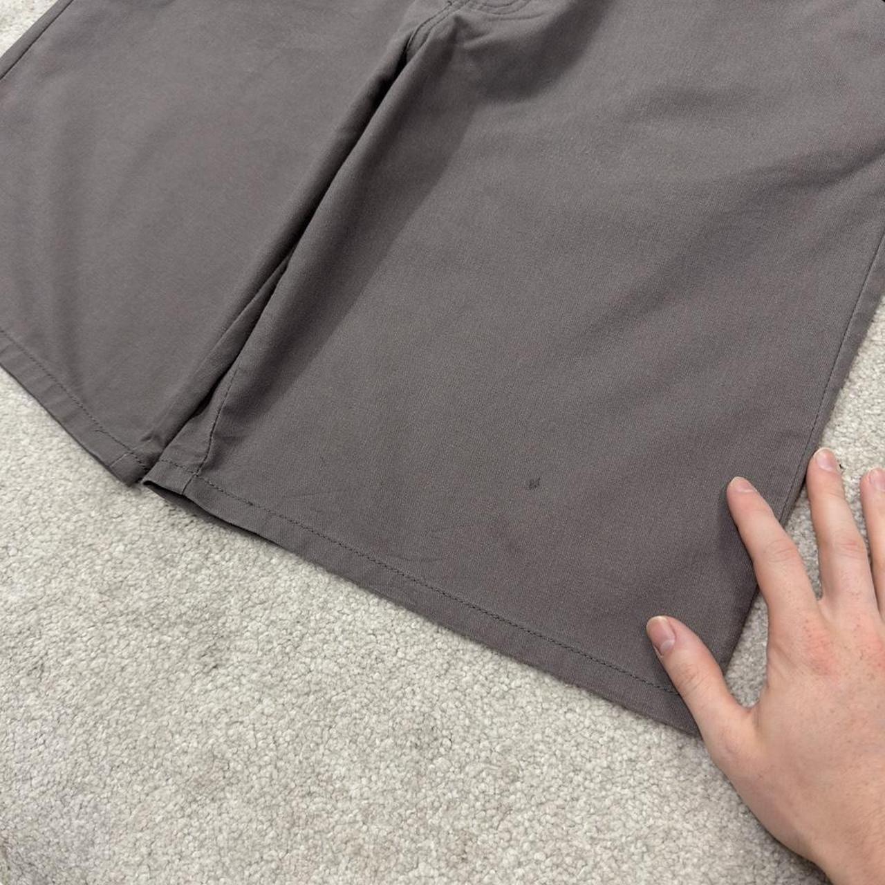 Dickies chino shorts Y2K grey Twill chino style skater shorts loose leg festival