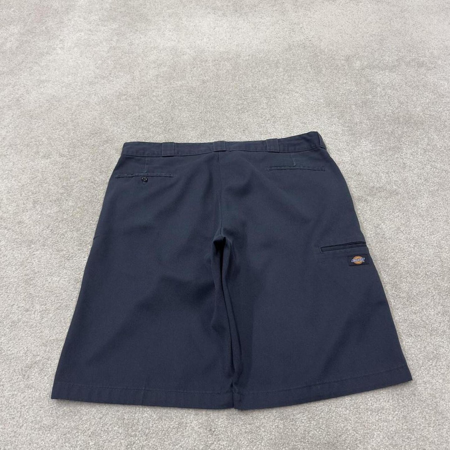 Dickies baggy chino shorts carpenter navy Chino style skater shorts long wide leg festival