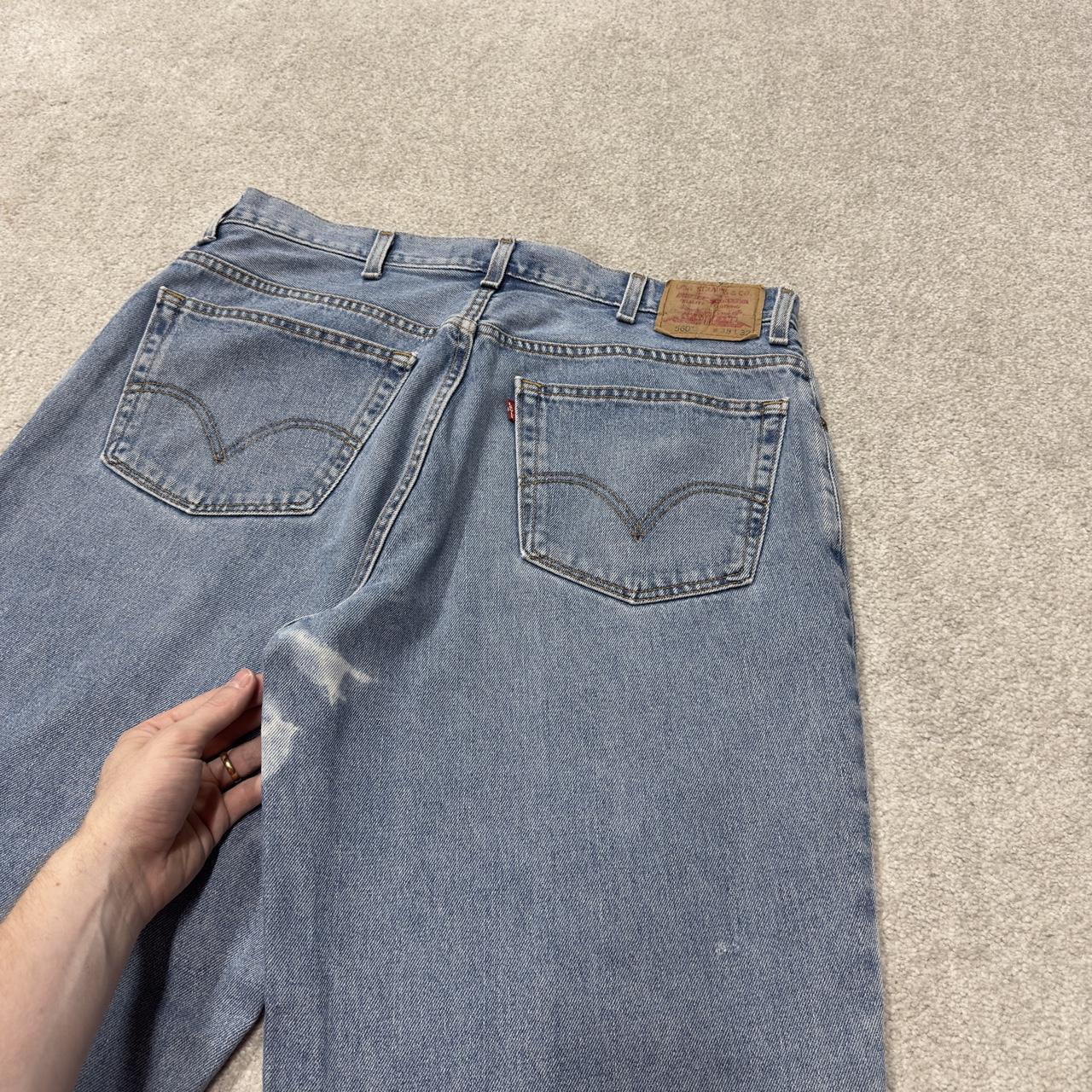 Levi’s 560 baggy jeans y2k W36L30 blue denim red tab logo y2k pants