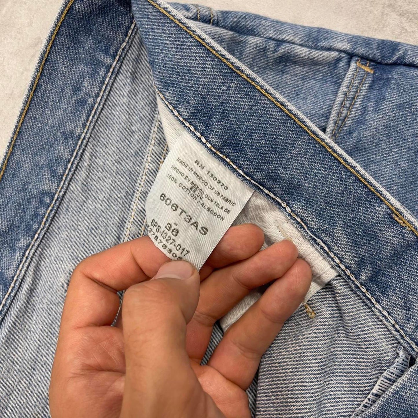 Blue Wrangler jorts W36
