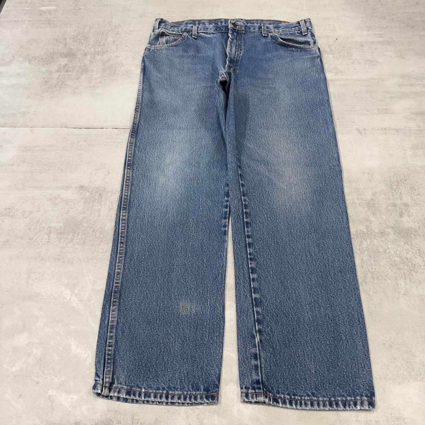 Dickies jeans W38L30 loose blue denim 90s style skater style jeans