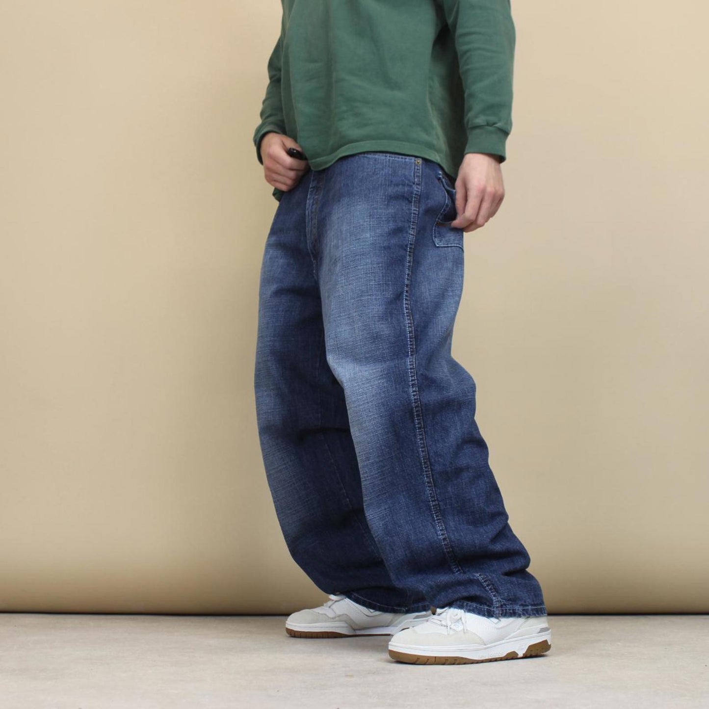 Blue Eddie Domani baggy jeans W38 L30