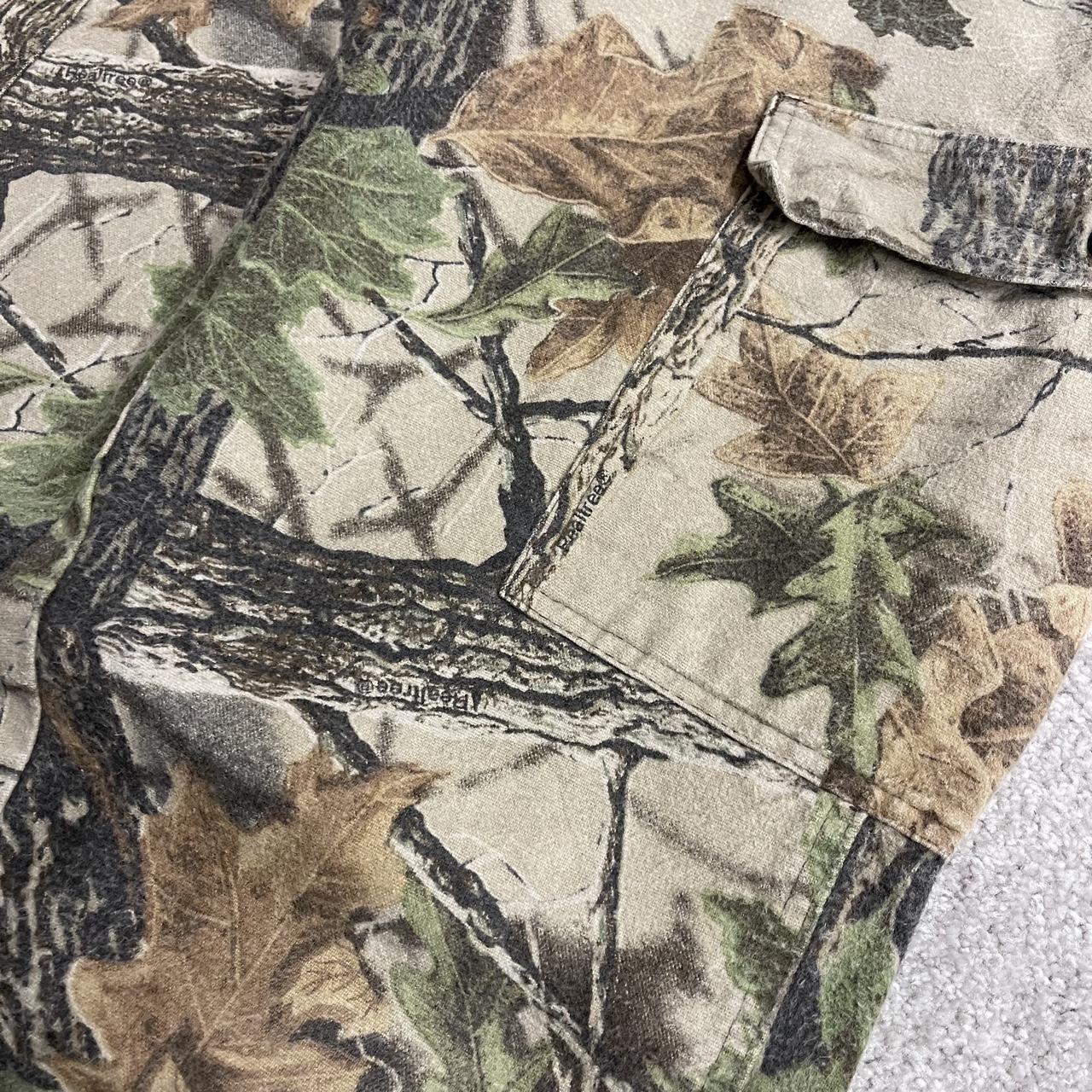 Vintage camo cargo pants y2k utility khaki Cabelas Realtree camouflage hunting cargos