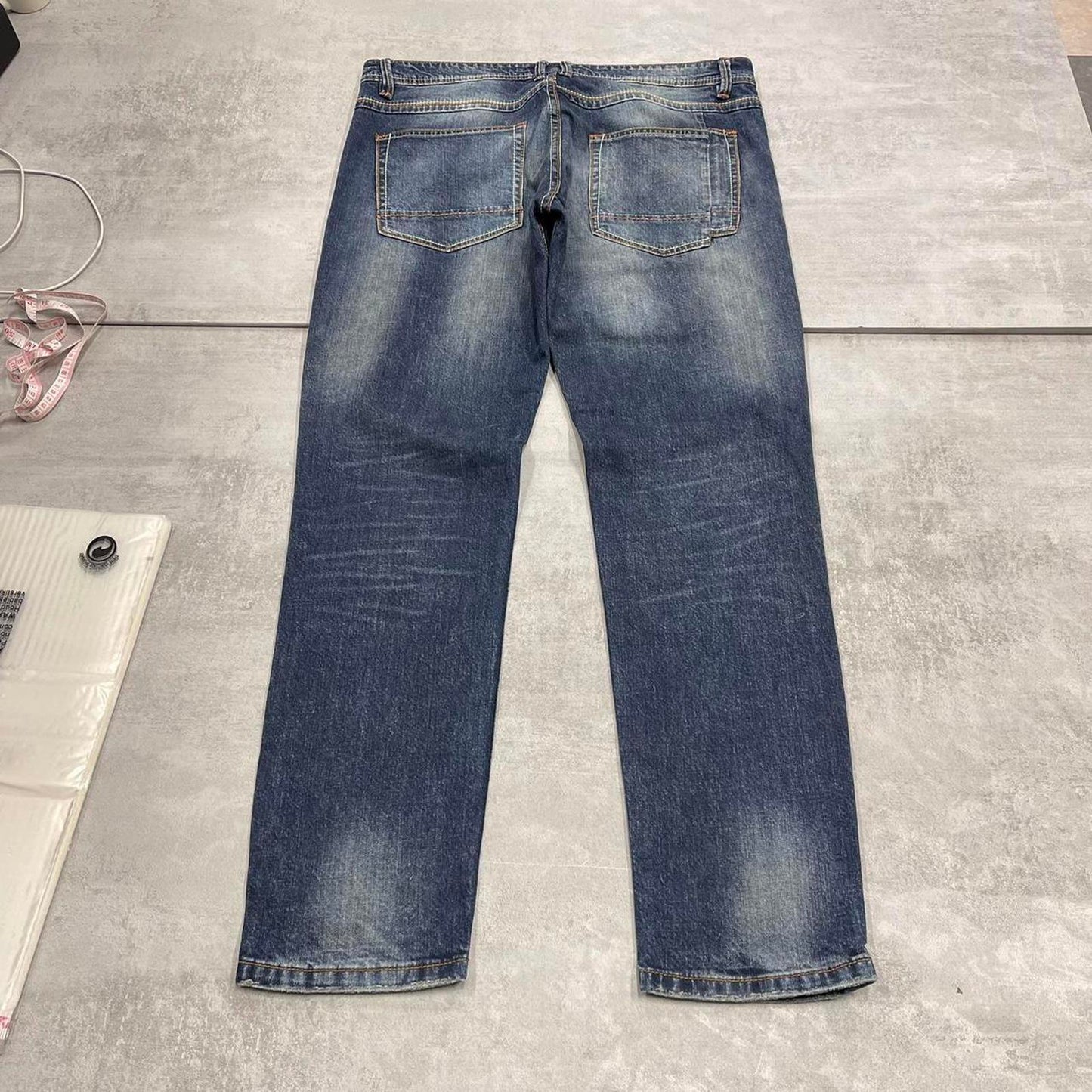 Two Jeans Y2k jeans W38L32 hip hop denim Y2K style jeans
