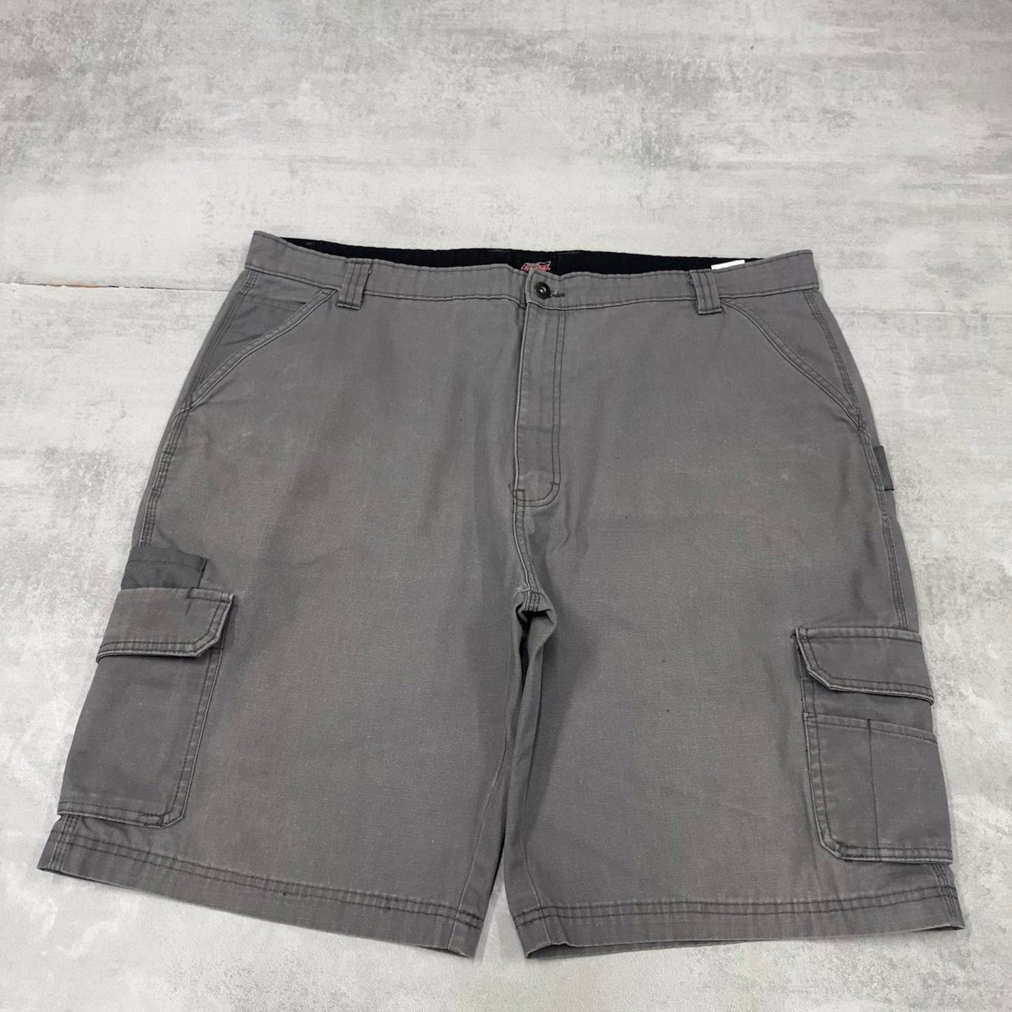 Grey baggy Dickies cargo shorts W42
