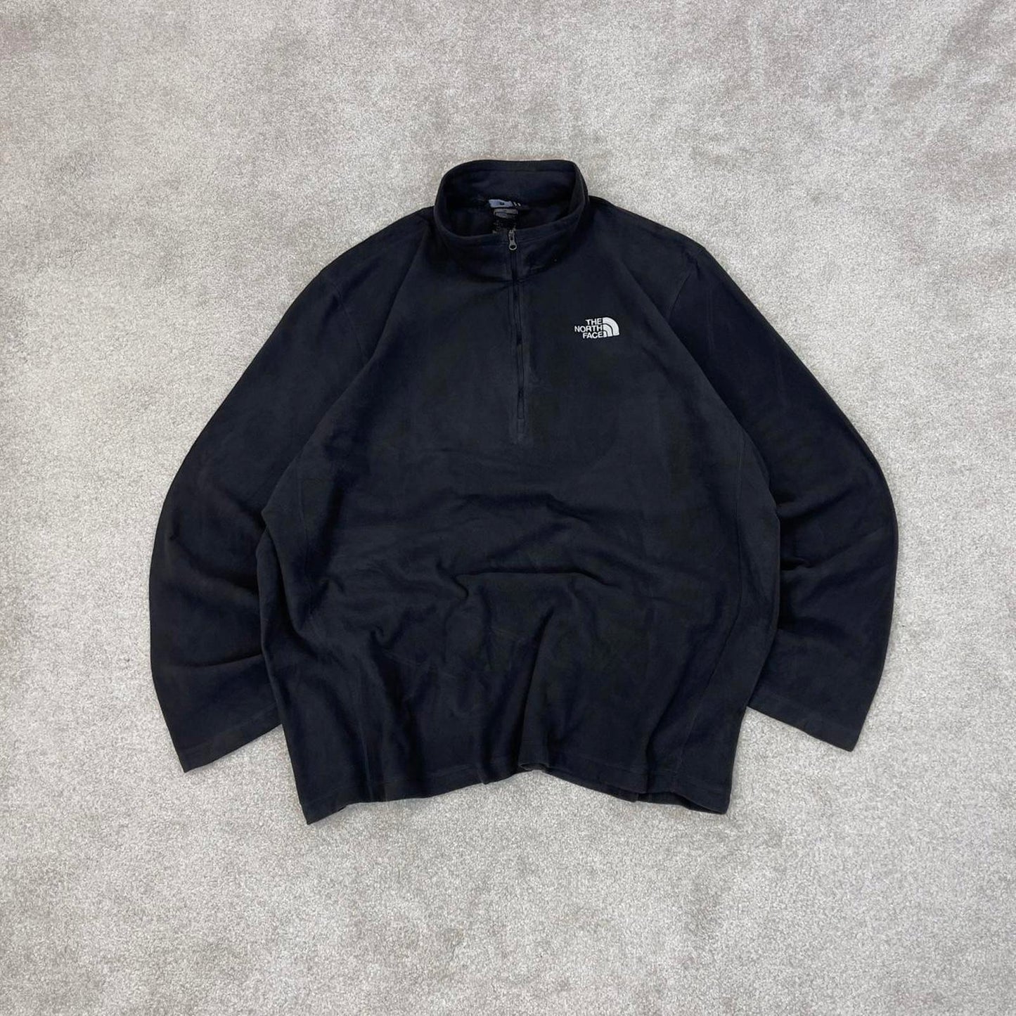 Black Y2K The North Face technical pullover fleece XXL men’s 1/4 zip TNF Autumn