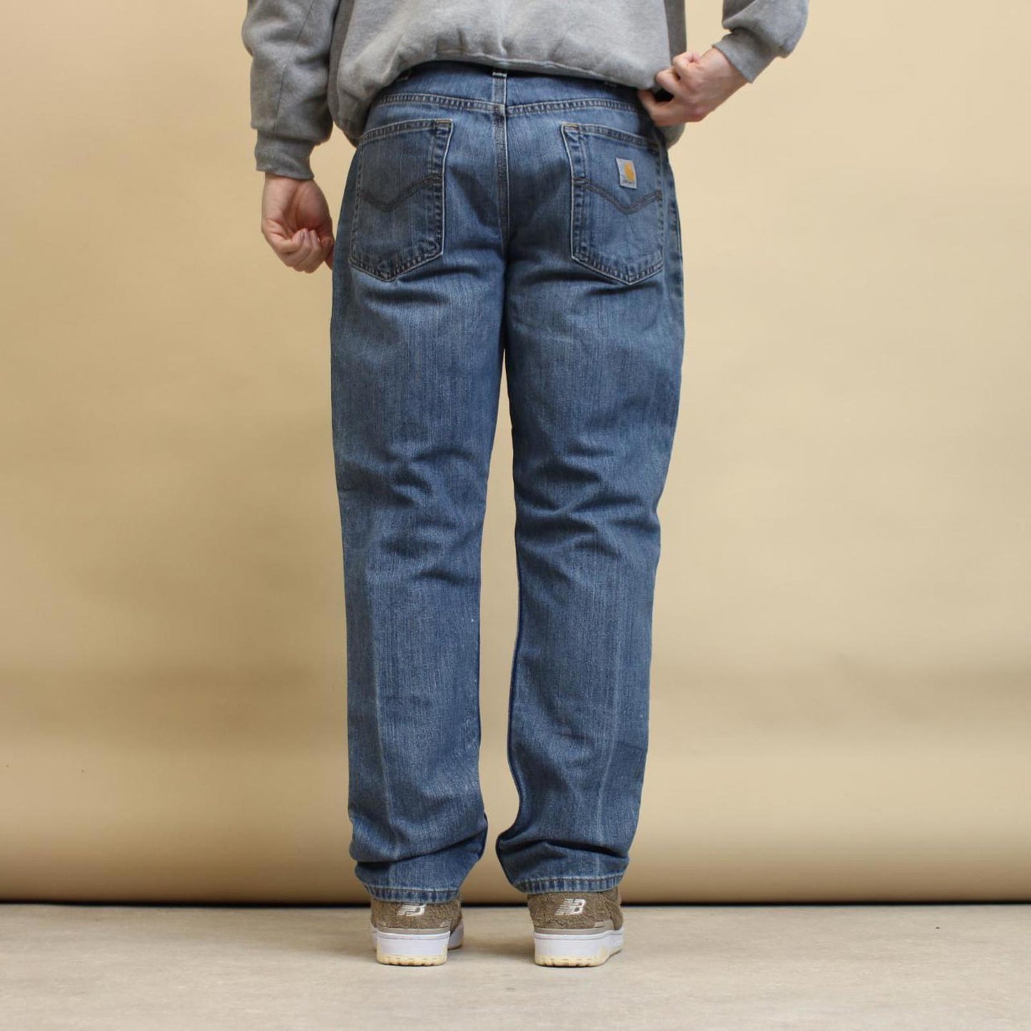 Blue Carhartt jeans W34L30 denim work 90s style skater jeans