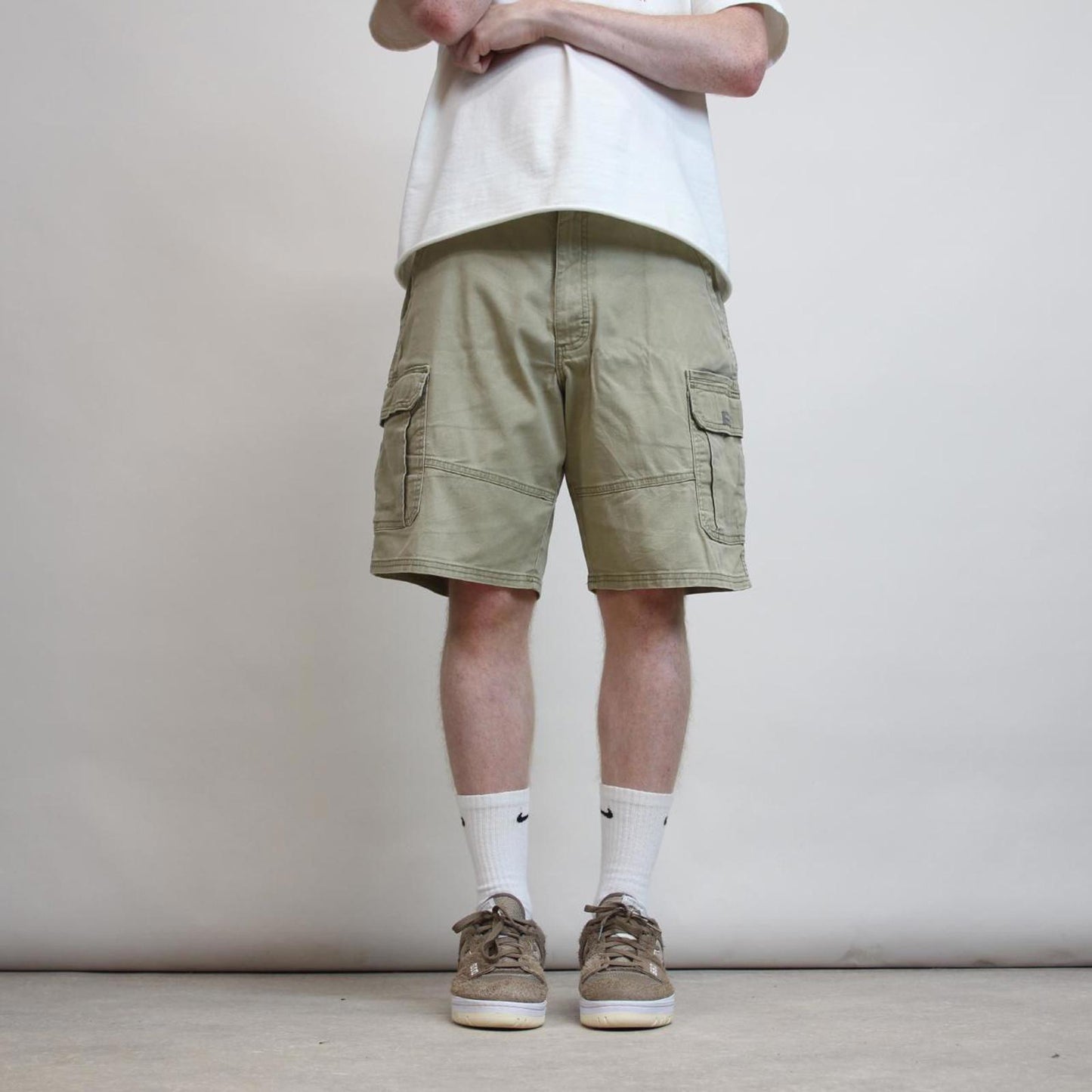 Mens Baggy Wrangler Cargo Shorts W36
