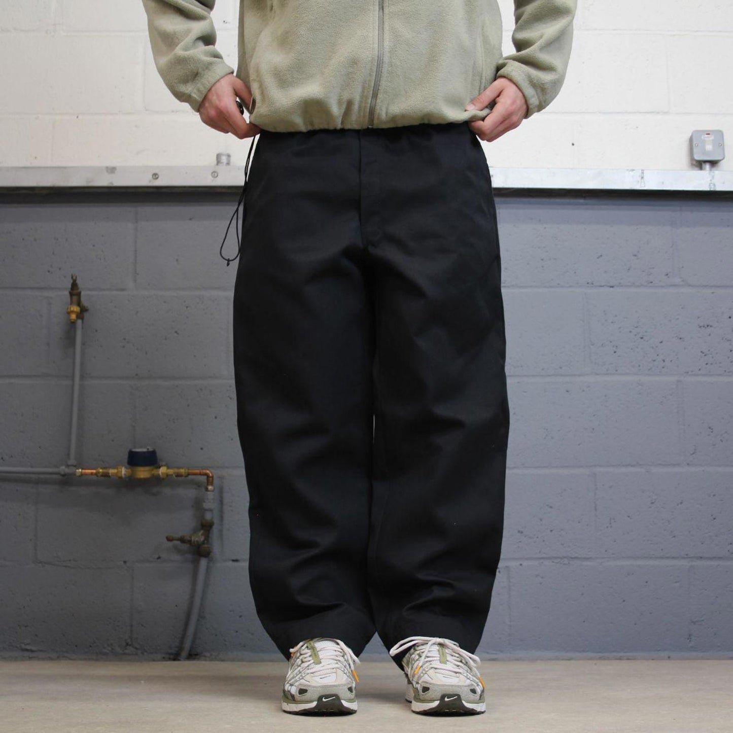 Y2k loose Dickies 874 chino work pants black Loose twill chino style skate trousers