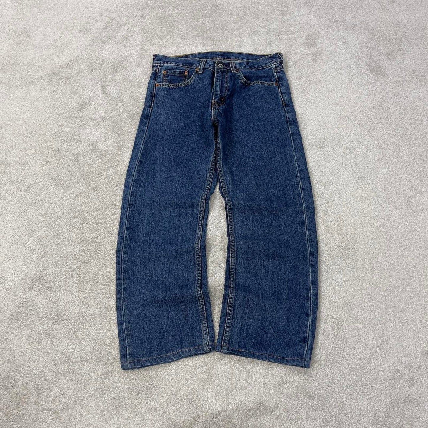 Blue Levis 505 jeans W30L25.5 y2k 90s style 5 pocket denim pants straight fit