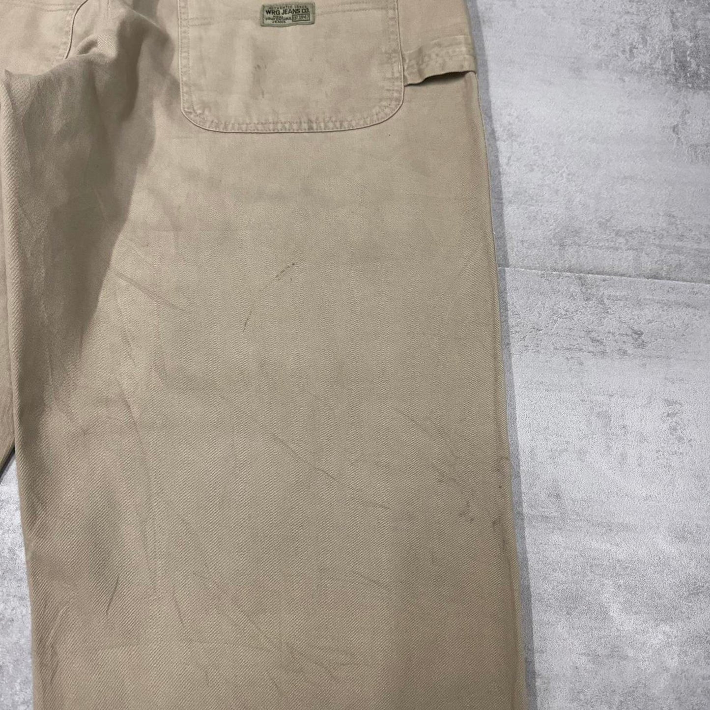 Wrangler cargo pants W36L30 beige loose cargo skater style trousers