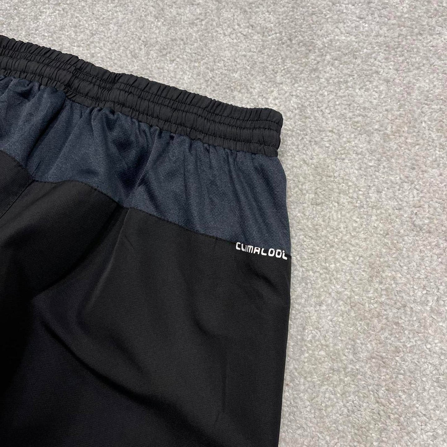 Vintage Y2K Adidas tracksuit bottoms black Side stripe design track pants