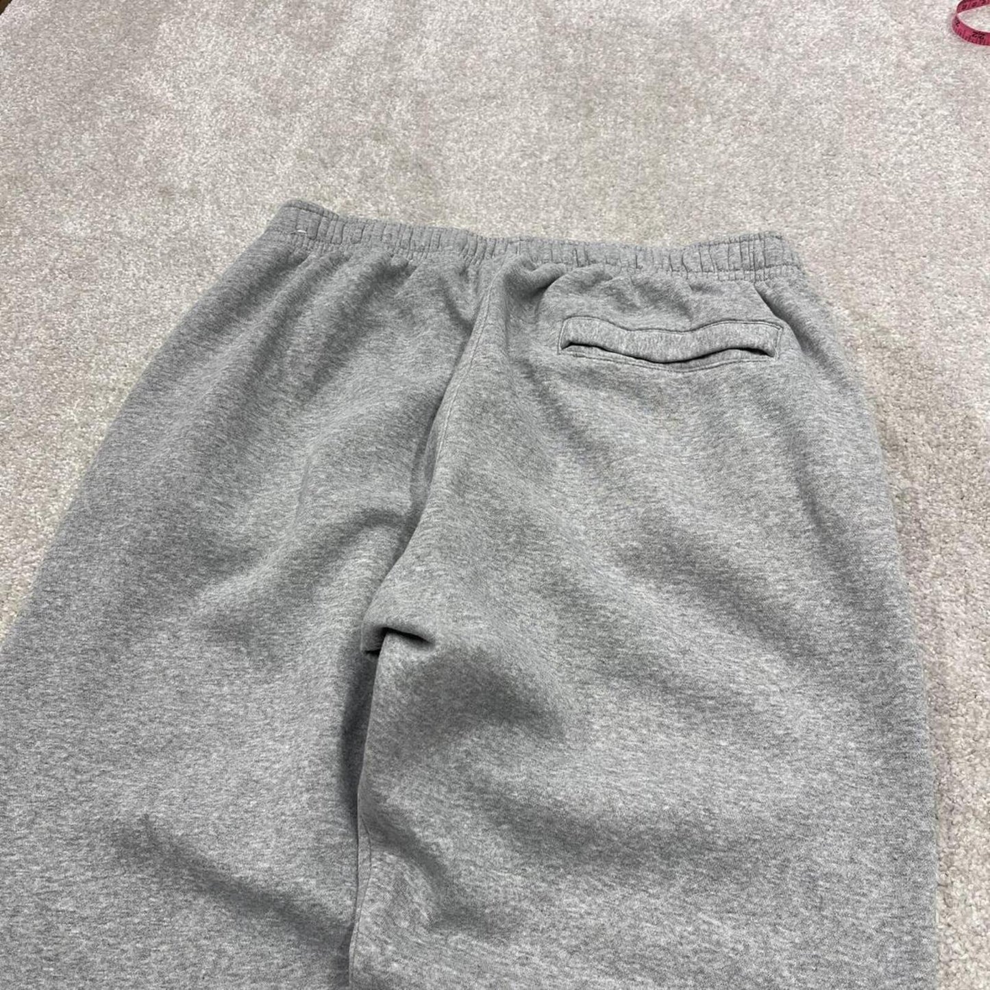 Y2k Nike sweatpants joggers XL cuffed grey Loose embroidered tracksuit bottoms