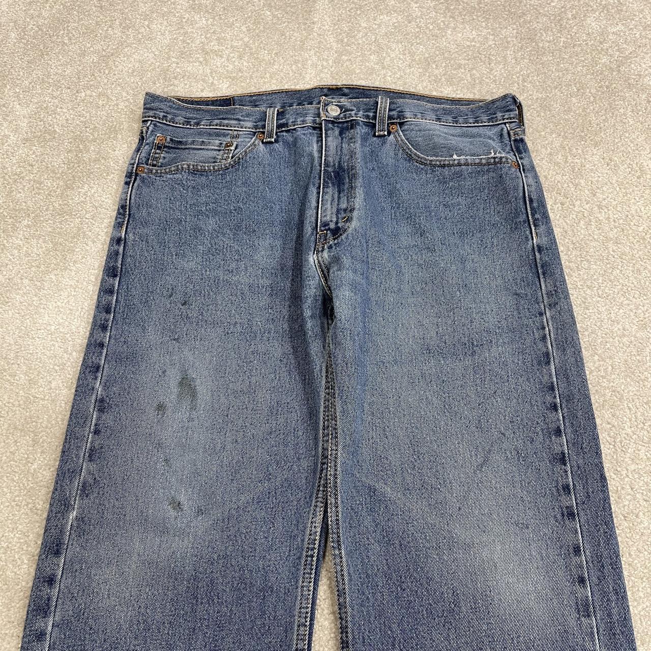 Levi’s 505 jeans Y2K W36L30 blue Levi’s straight leg surf style pants, red tab logo