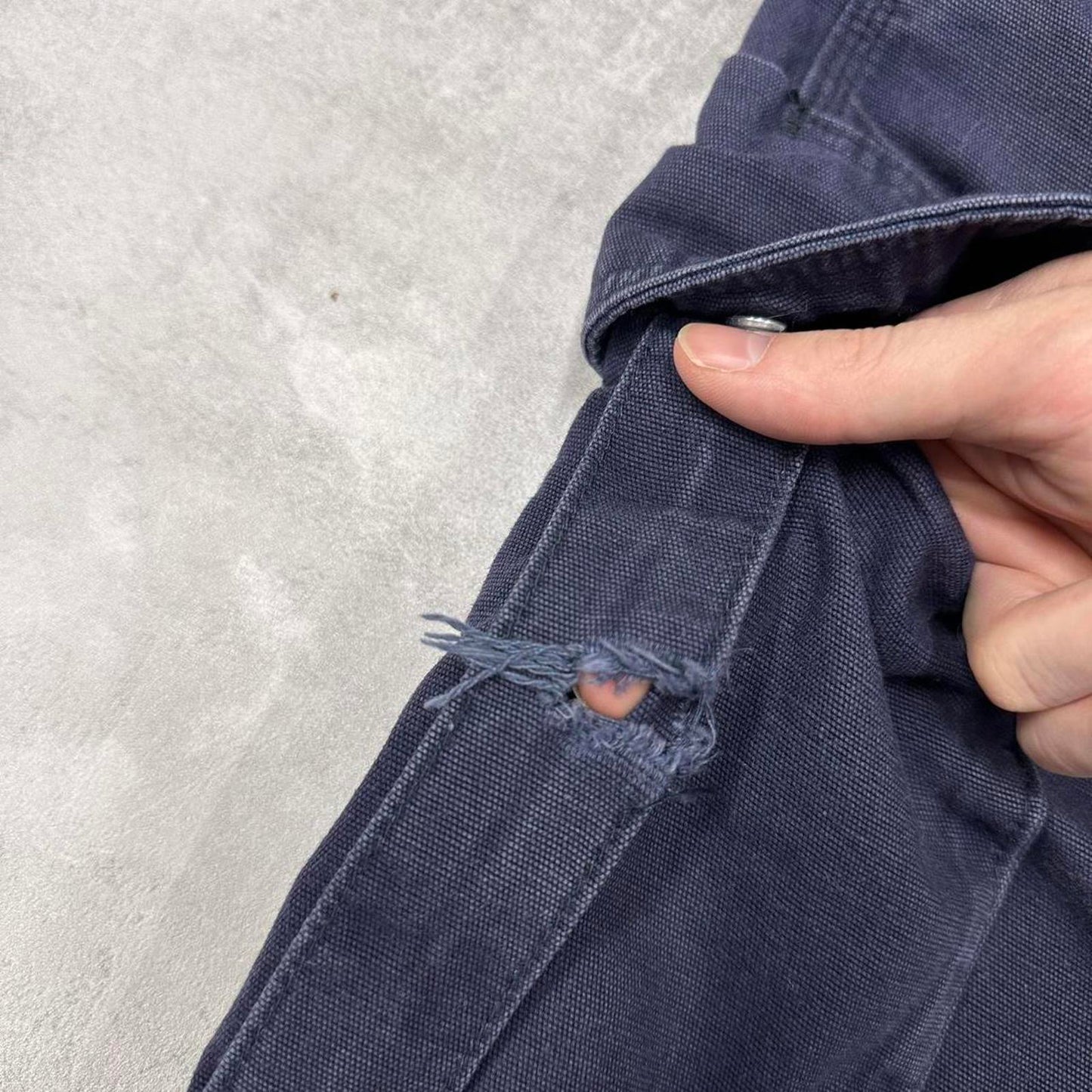 Carhartt FR cargo pants W35 L32 loose navy 90s style cargo skater pants