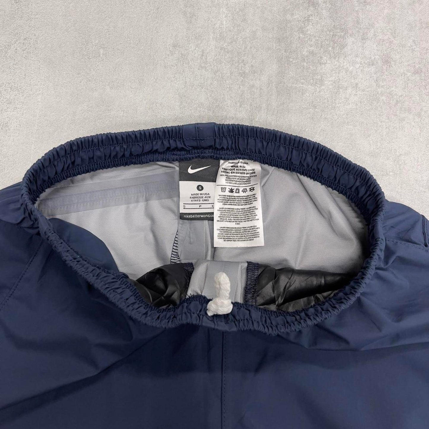 Navy Nike trackies S