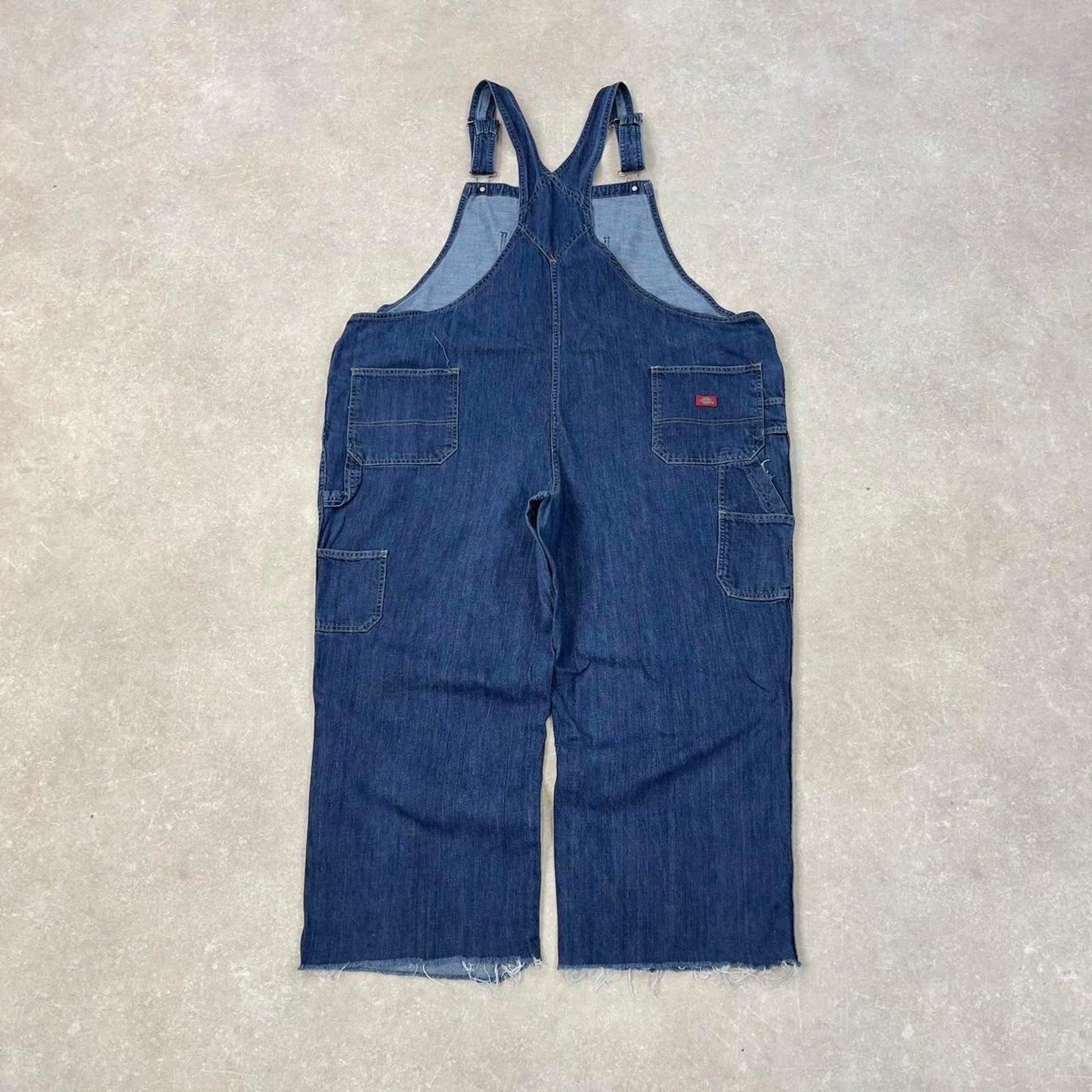 Blue denim Dickies dungarees W48L26 USA mens overalls