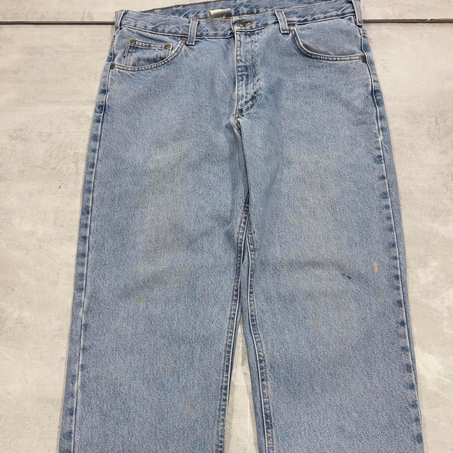 Vintage blue Carhartt jeans W36L30 loose denim 90s style skater jeans