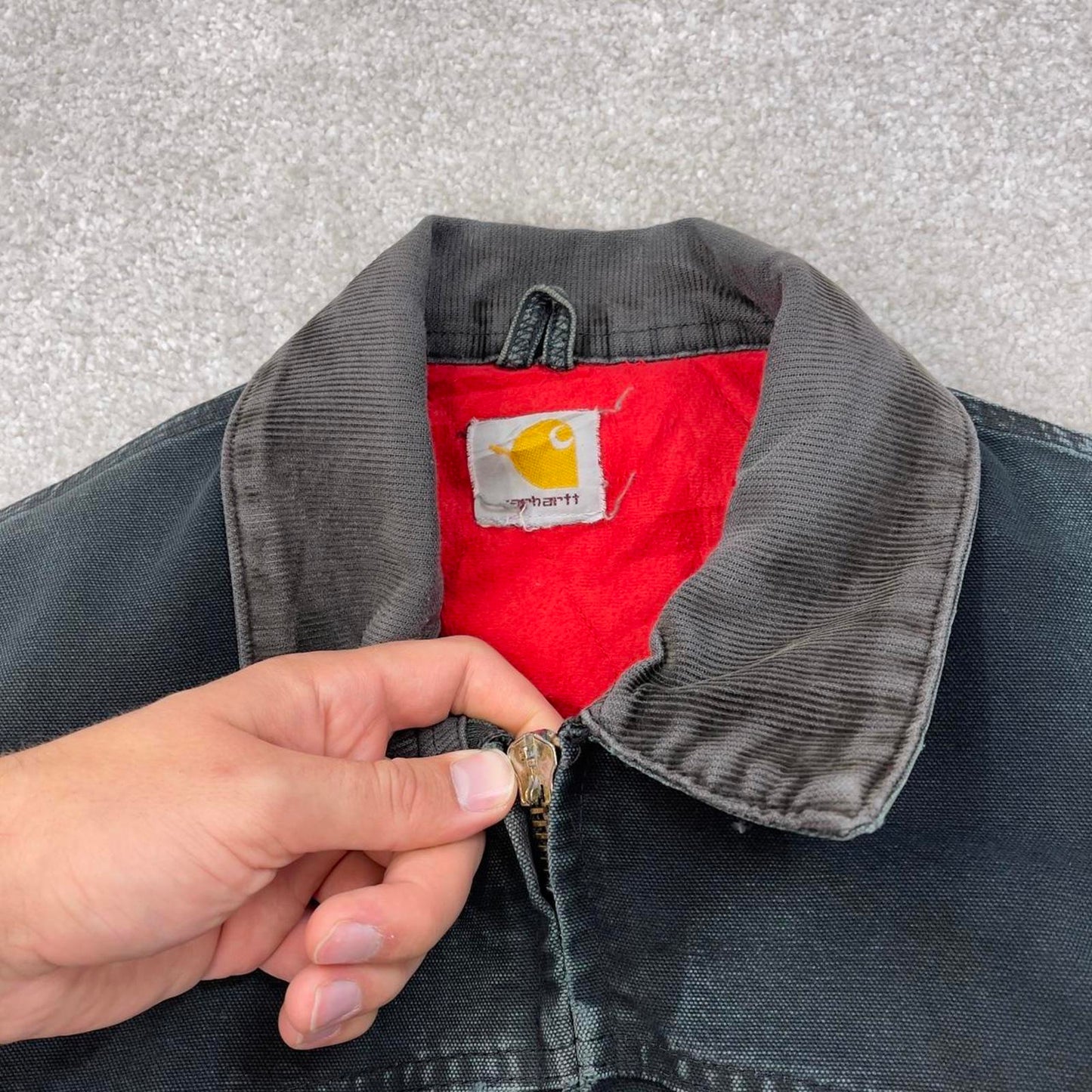 Vintage Black Carhartt Santa Fe Jacket XL