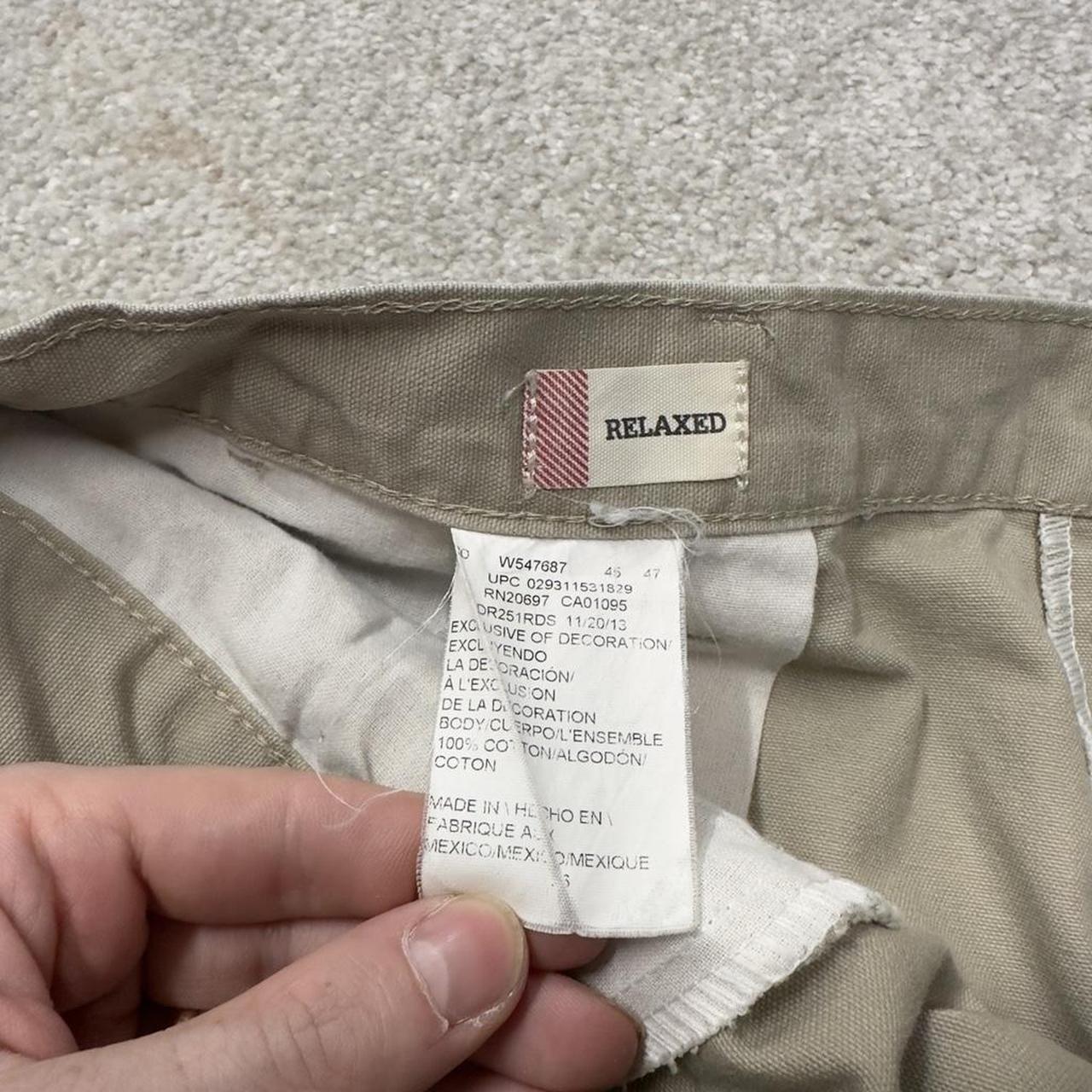 Dickies cargo workwear shorts utility beige skater / surf shorts loose relaxed fit festival