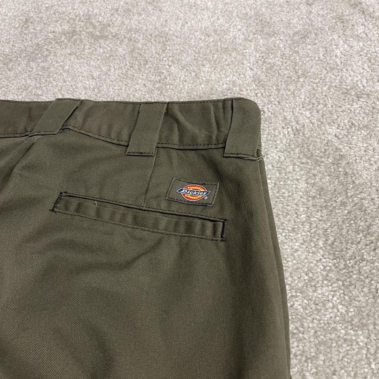 Dickies cargo pants y2k green Slim straight leg chino skater style trousers