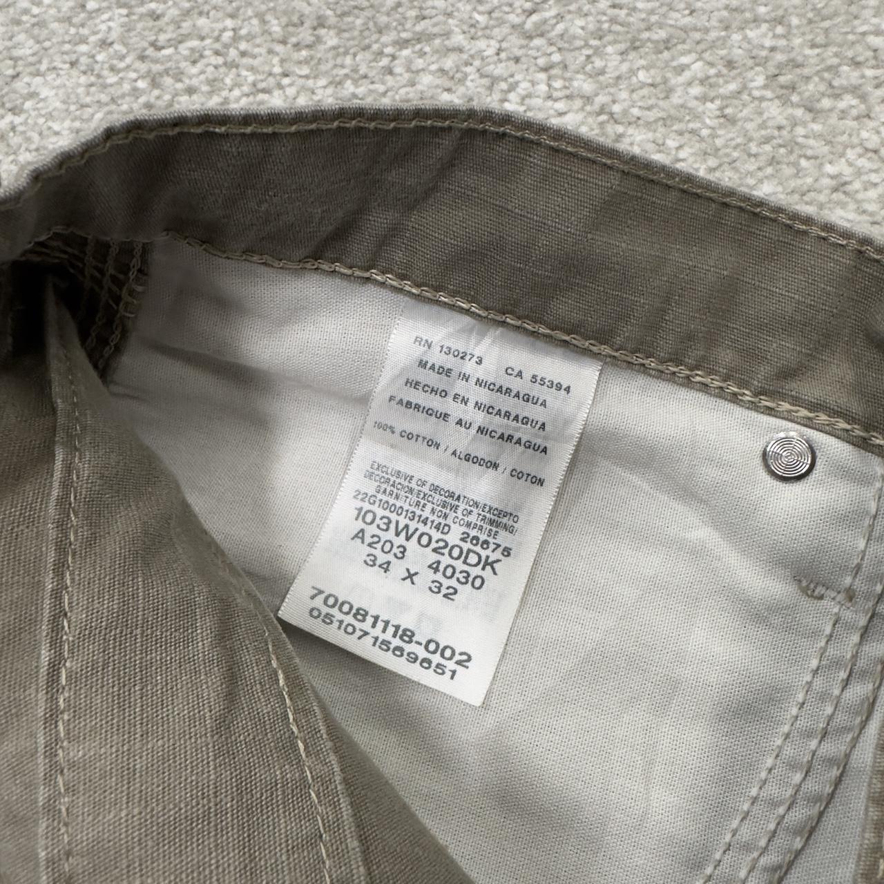 Wrangler carpenter workwear pants y2k khaki Loose leg canvasy skater work utility pants