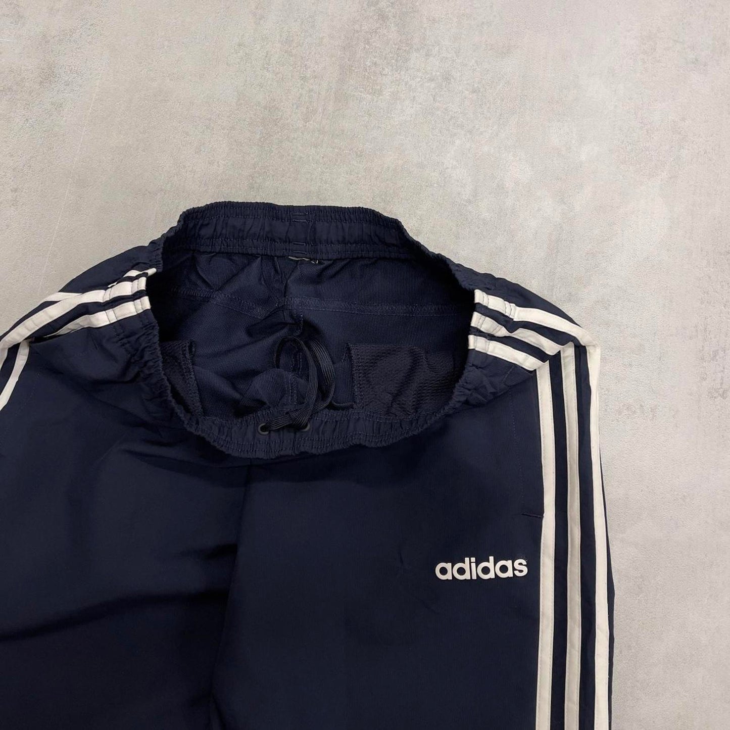 Adidas tracksuit bottoms Medium trackies joggers side stripes y2k style