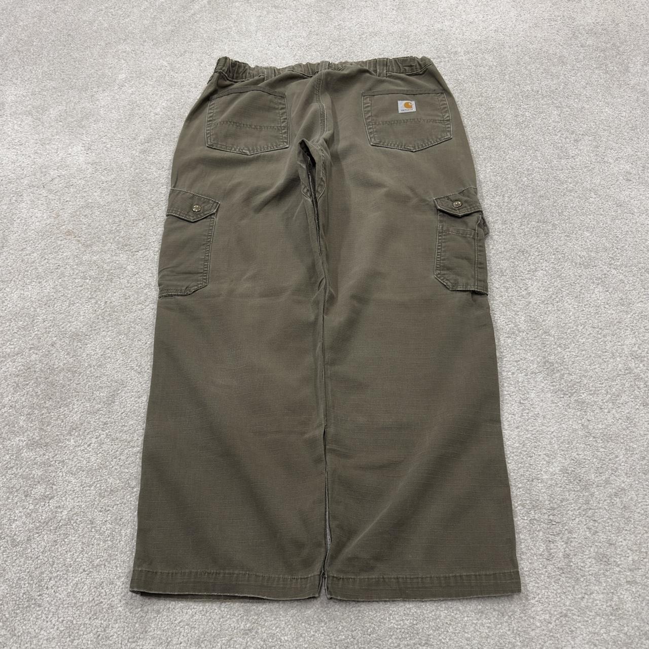Carhartt double knee cargo pants y2k relaxed utility trousers Loose leg skater style workwear pants