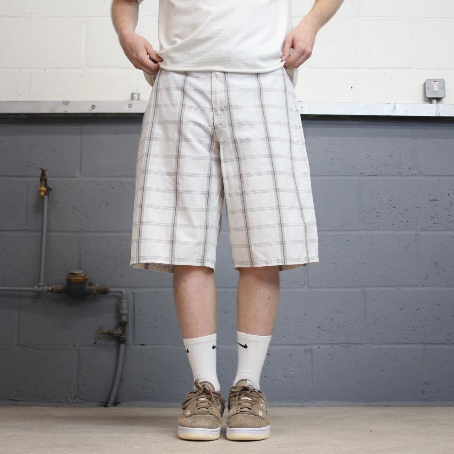 Checkered Dickies carpenter shorts W36