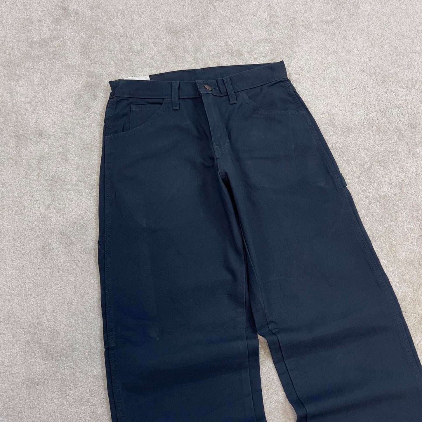 Navy Dickies carpenter jeans W28L30 canvas 90s skater style cargo pants