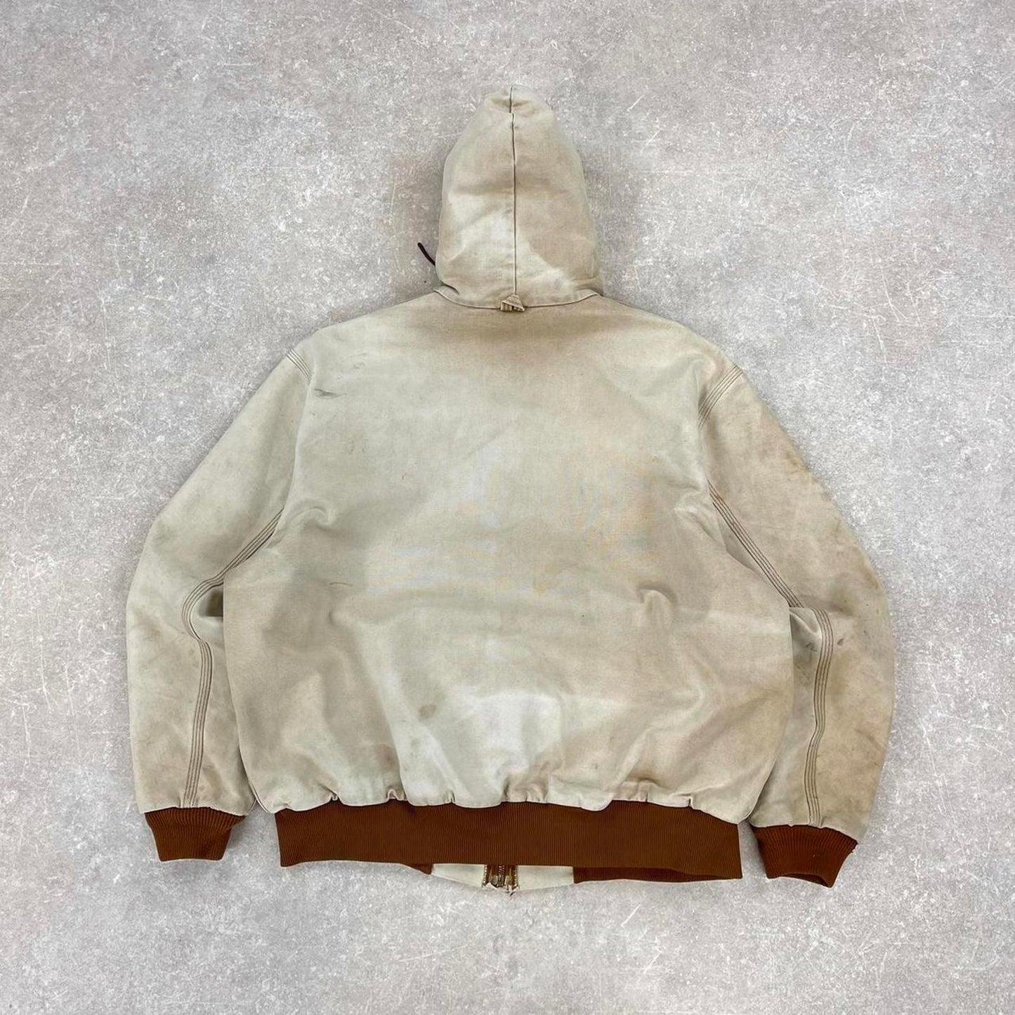 Vintage hooded Carhartt active jacket XL