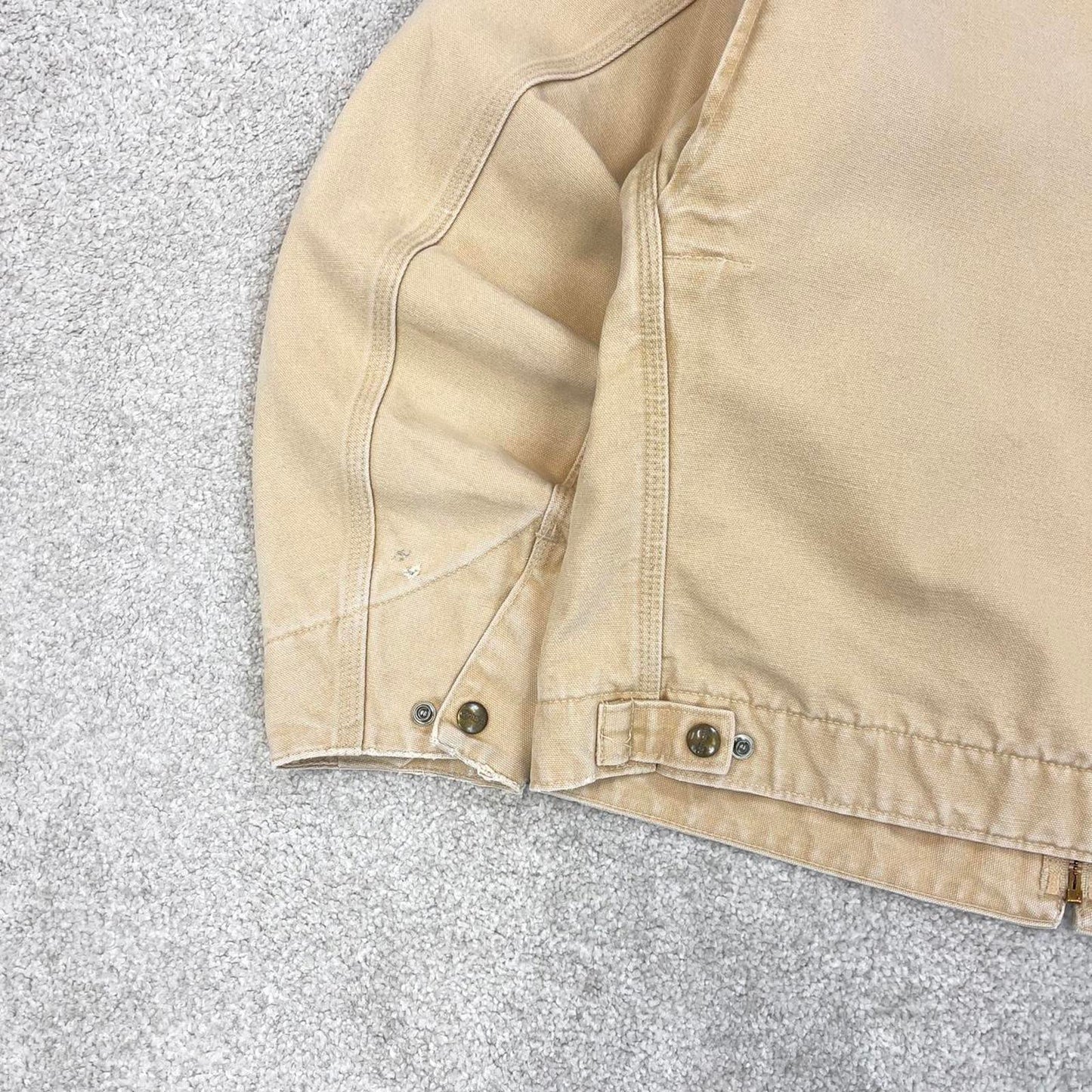 Vintage cream Carhartt Detroit jacket Medium technical boxy cropped fit 90s skater style