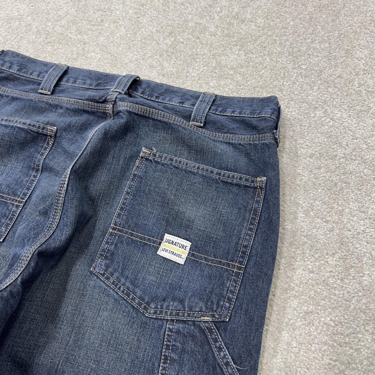 Baggy Levi’s carpenter jeans Y2K blue denim Levi’s loose leg 2000s style cargo pants
