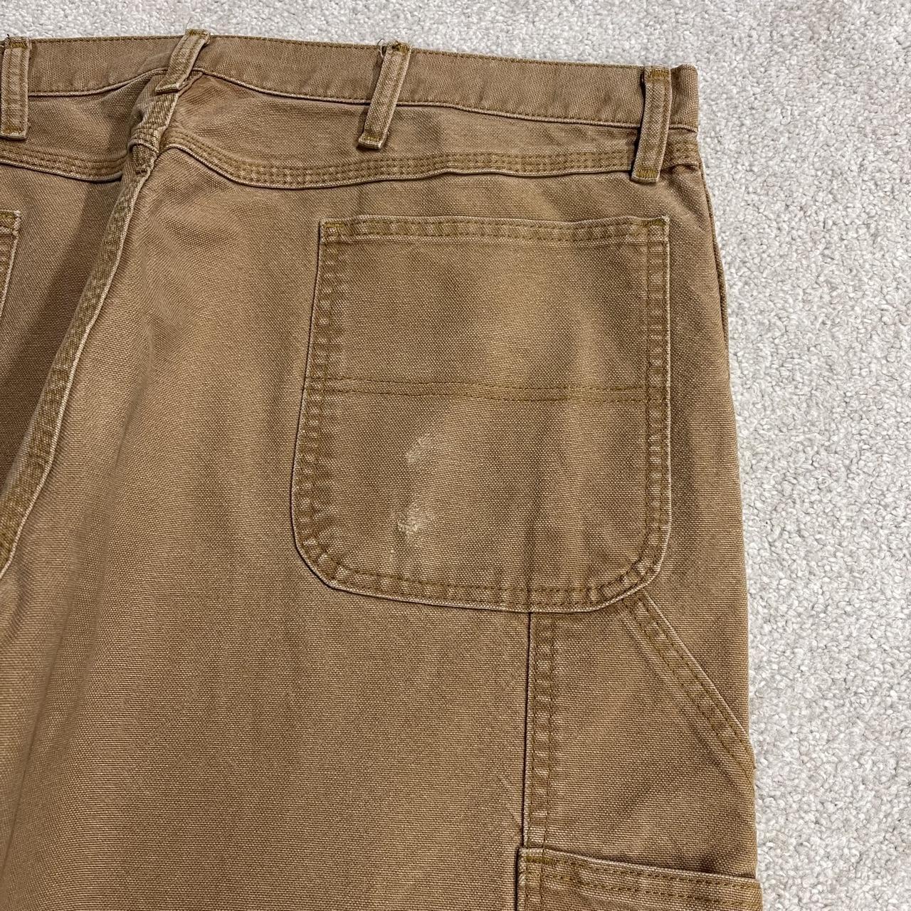 Canvas carpenter jeans y2k loose W40L30 tan brown