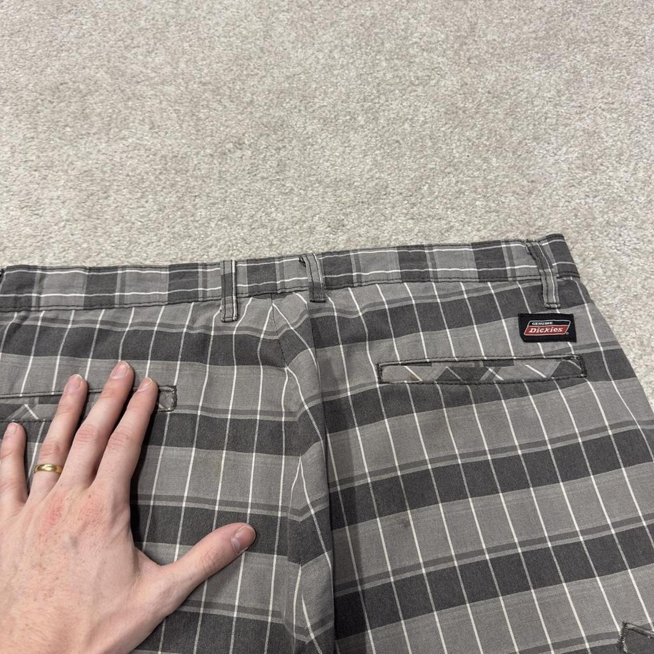 Dickies checkered chino shorts carpenter grey Chino skater / surf shorts loose fit festival